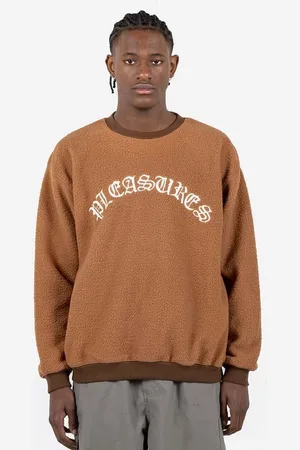 Pleasures Mikina Mars Sherpa Crewneck pánská