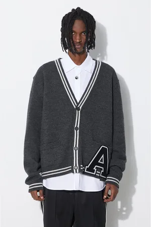 AMBUSH Vlněný svetr A Patch Knit Cardigan barva
