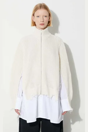 Maison Margiela Svetr s příměsí vlny Cardigan barva
