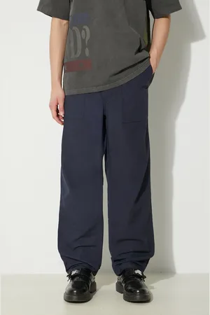 ENGINEERED GARMENTS Bavlněné kalhoty Fatigue Pant tmavomodrá barva