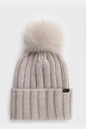 Woolrich Vlněná čepice barva