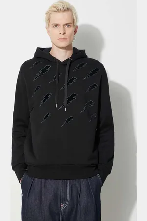 Neil Barrett Bavlněná mikina Neil Barett EASY BLOUSON DEGRADE