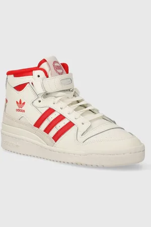 adidas Kožené tenisky Forum Mid barva