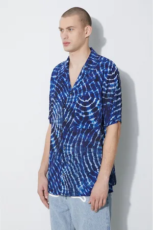 MARCELO BURLON Košile Aop Soundwaves Hawaii Shirt pánská