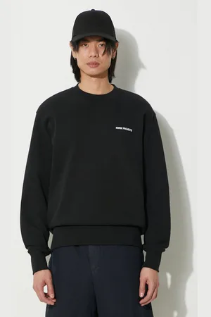 Norse projects Bavlněná mikina Arne Relaxed Organic Logo pánská