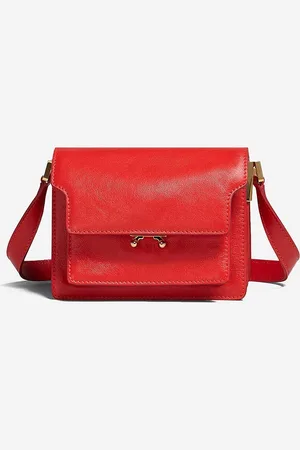 Marni Kožená kabelka Shoulder Bag SBMP0075Y0 P2644 barva