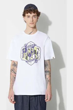 A Bathing Ape Bavlněné tričko barva