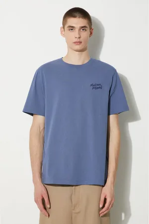 Maison Kitsuné Bavlněné tričko Handwriting Comfort Tee Shirt s aplikací