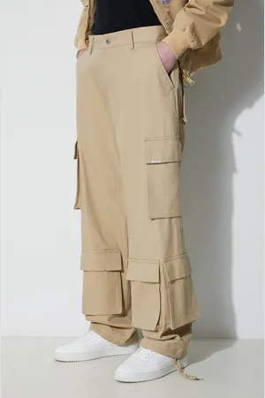 Represent Bavlněné kalhoty Baggy Cargo Pant barva