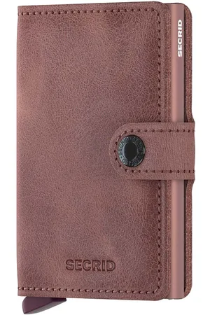 Secrid Kožená peněženka Vintage Mauve barva