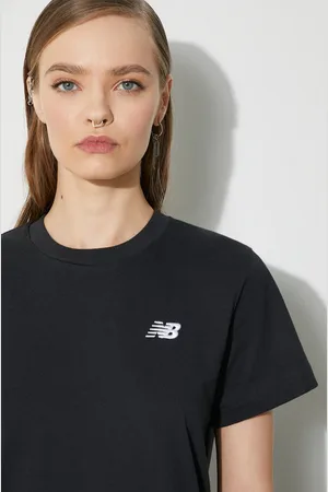 New Balance Bavlněné tričko Essentials Cotton barva