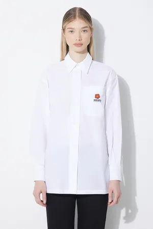 Kenzo Bavlněná košile Boke Flower Oversize Shirt barva