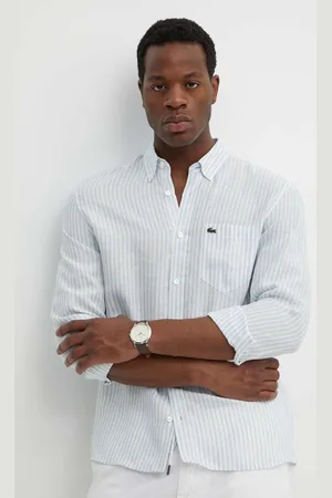 Lacoste Lněná košile regular