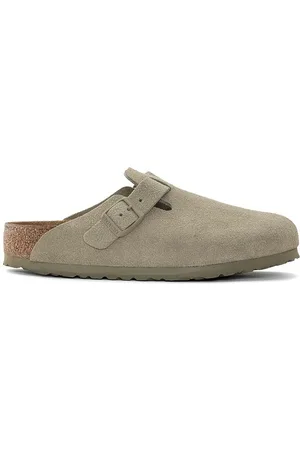 Birkenstock Semišové pantofle Boston barva