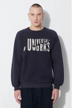 Universal Works Bavlněná mikina MYSTERY TRAIN PRINT SWEAT pánská