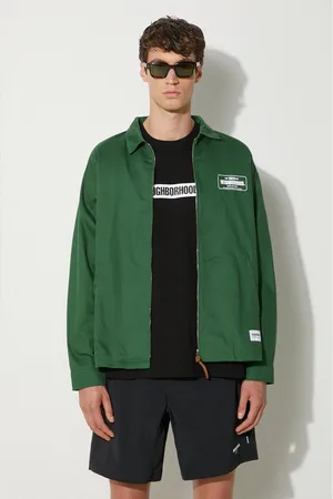 NEIGHBORHOOD Bavlněná bunda Zip Work Jacket barva