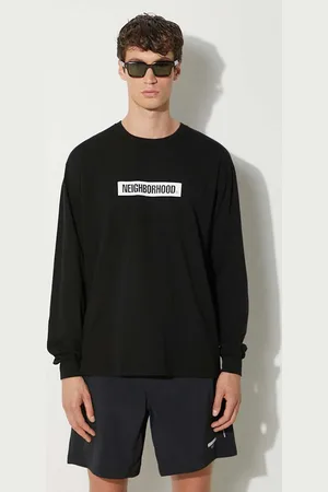 NEIGHBORHOOD Bavlněné tričko s dlouhým rukávem NH . Tee Longsleeve-2 barva