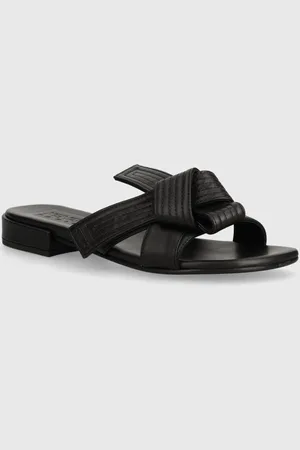 Kenzo Kožené pantofle Oki Leather Mules dámské