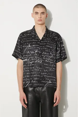 STAMPD Košile Letter Camp Collar Buttondown pánská