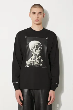 STAMPD Tričko s dlouhým rukávem Skeleton LS Relaxed Tee barva