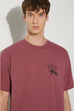 Carhartt Bavlněné tričko Stamp barva