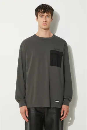 NEIGHBORHOOD Bavlněné tričko s dlouhým rukávem Design Crewneck barva