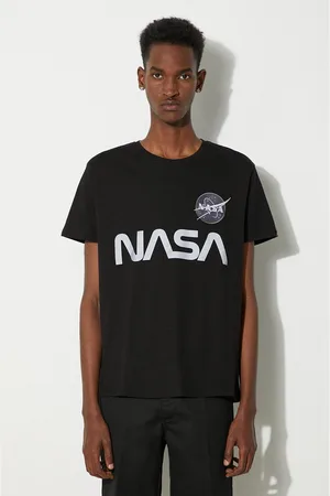 Alpha Industries Bavlněné tričko x NASA barva