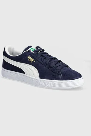 PUMA Semišové tenisky Suede Classic tmavomodrá barva