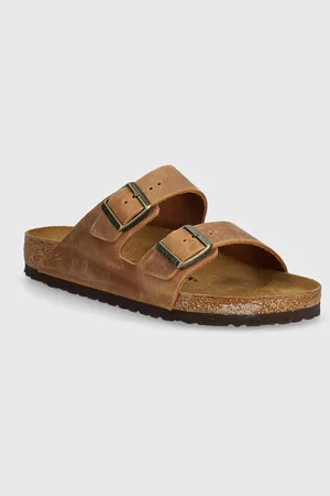 Birkenstock Kožené pantofle Arizona pánské