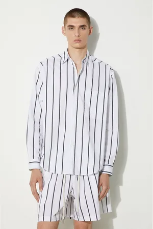 Mki Miyuki-Zoku Bavlněná košile Striped Dress Shirt barva