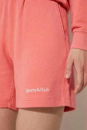 Sporty & Rich Kraťasy Serif Logo Soft Gym dámské