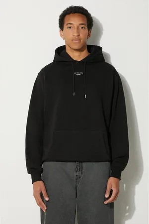 Drôle de Monsieur Bavlněná mikina Le Hoodie Slogan a Poche Classique pánská