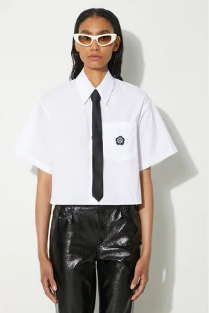 Kenzo Bavlněná košile Boke Flower 2.0 Cropped Shirt barva
