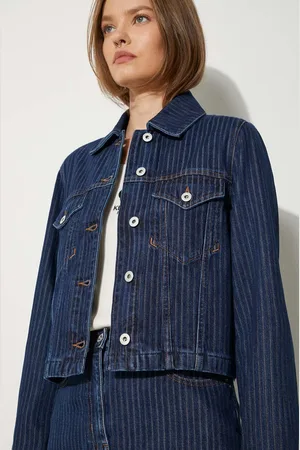 Kenzo Džínová bunda Trucker Jacket Stripped dámská