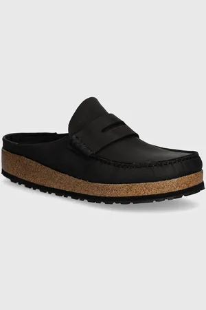 Birkenstock Kožené pantofle Naples pánské