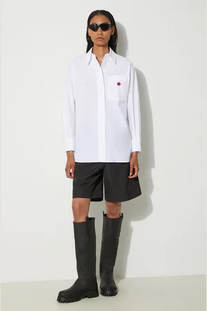 Kenzo Bavlněná košile Boke Flower Oversized Shirt barva