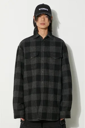 Vetements Košilová bunda Flannel Shirt barva