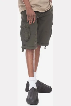 Alpha Industries Bavlněné šortky Jet hnědá barva