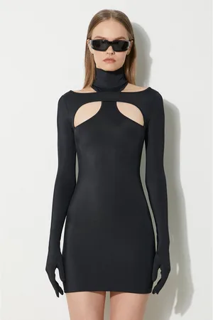Vetements Šaty Cut-Out Styling Dress With Gloves barva
