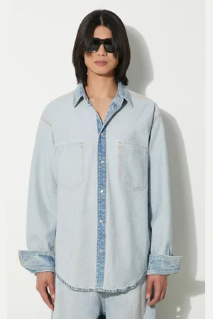 Vetements Džínová košile Inside-Out pánská