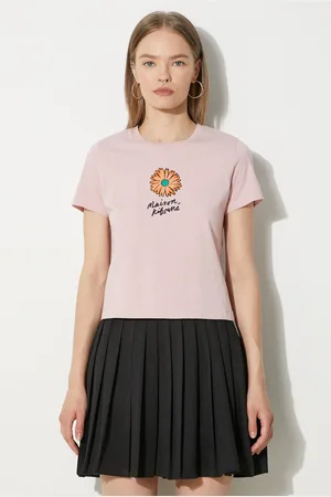 Maison Kitsuné Bavlněné tričko Floating Flower Baby barva