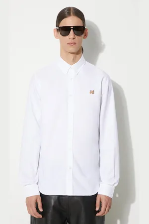 Maison Kitsuné Bavlněná košile Mini Fox Head Classic Bd Shirt barva