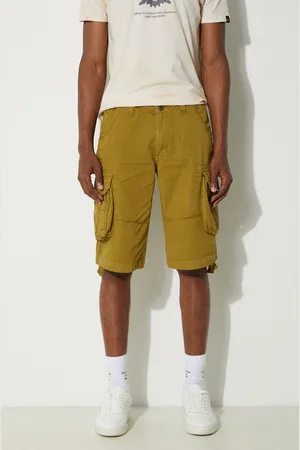 Alpha Industries Bavlněné šortky Jet Short 191200 440 hnědá barva