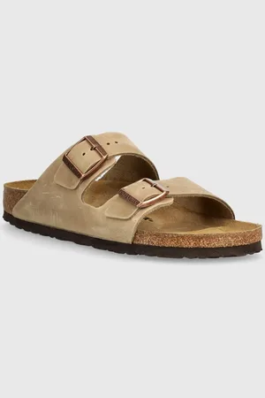 Birkenstock Nubukové pantofle Arizona barva
