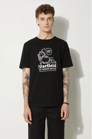 WoodWood Bavlněné tričko X Garfield barva