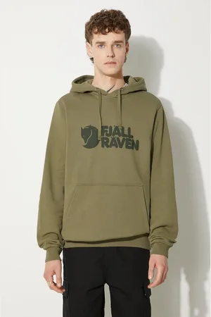 Fjällräven Bavlněná mikina Logo Hoodie F84144 622 pánská