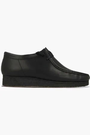 Clarks Kožené polobotky Clarks Wallabee barva