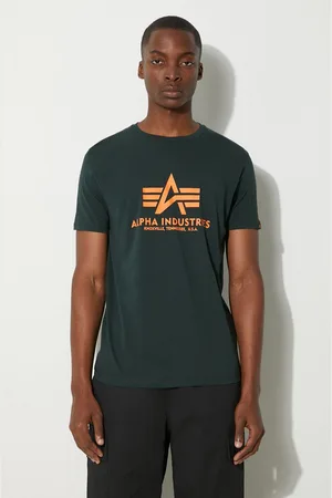 Alpha Industries Bavlněné tričko barva