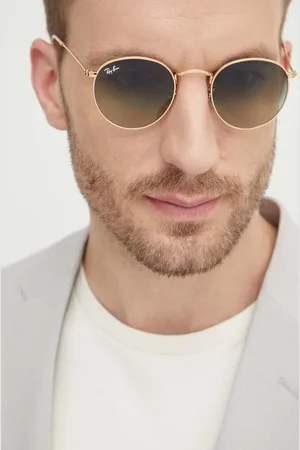 Ray-Ban Sluneční brýle ROUND METAL pánské
