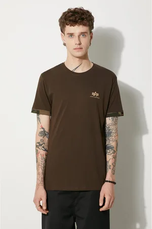 Alpha Industries Bavlněné tričko barva